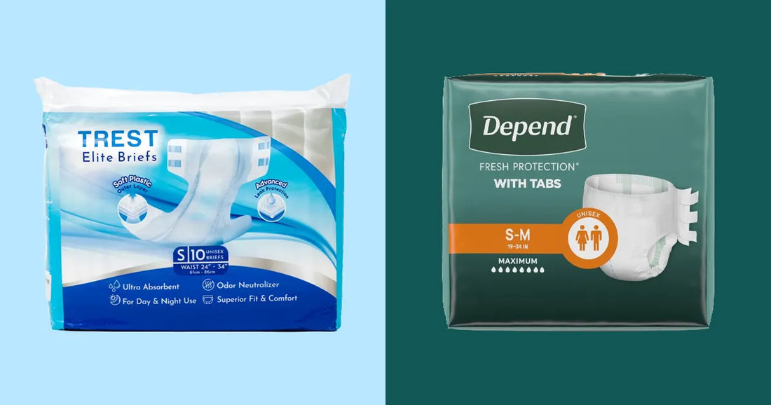 TREST Elite Briefs vs. Depend: Which Adult Brief Is Right for You?